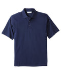 Pima Cotton Pique Knit Collar Polo Shirt