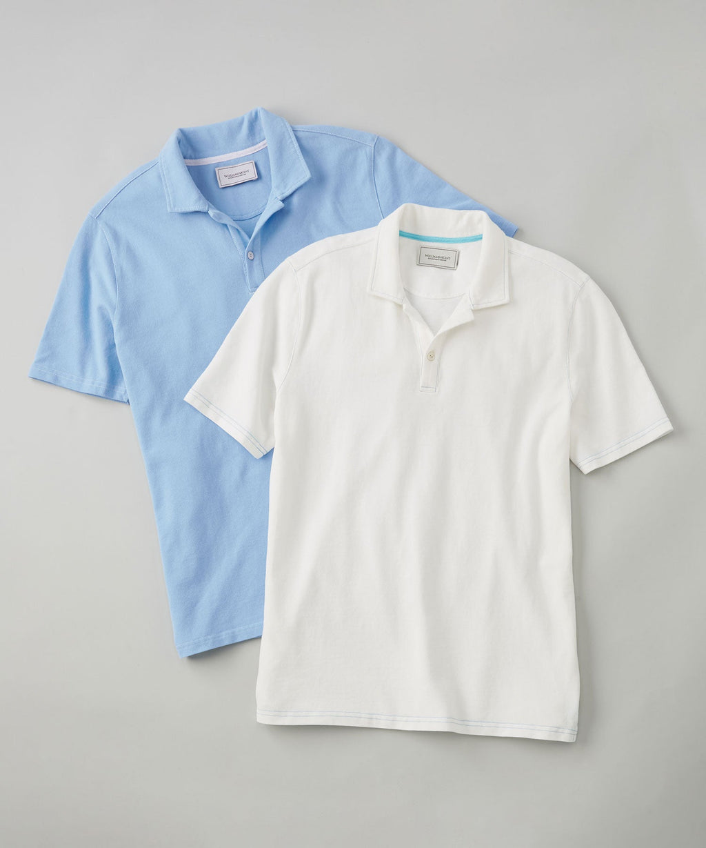 Camp Collar Piqué Polo Shirt