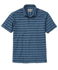 Horizontal Stripe Short-Sleeve Dress Polo