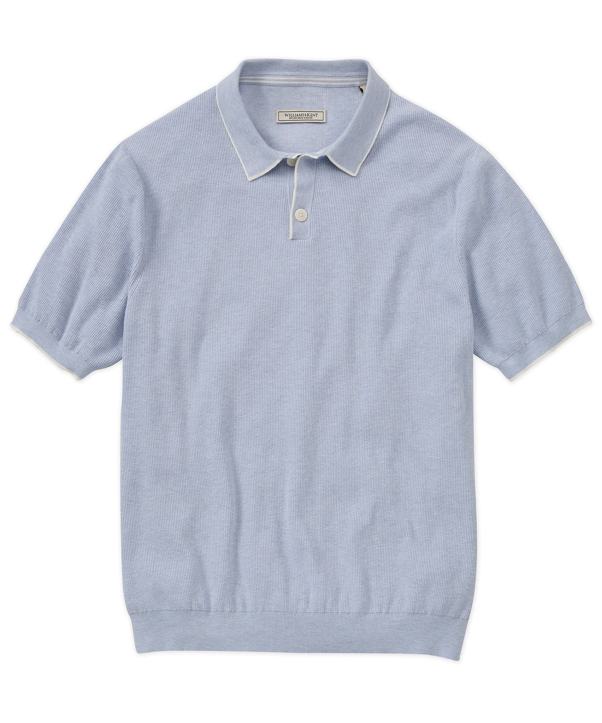Edge-Tipped Short Sleeve Polo Shirt