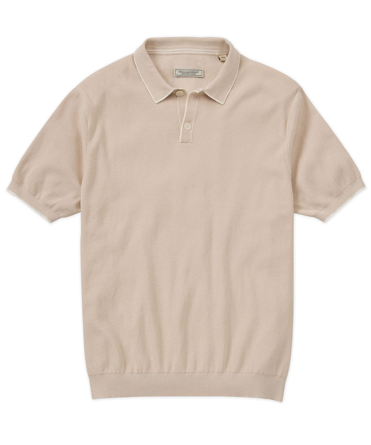 Edge-Tipped Short Sleeve Polo Shirt