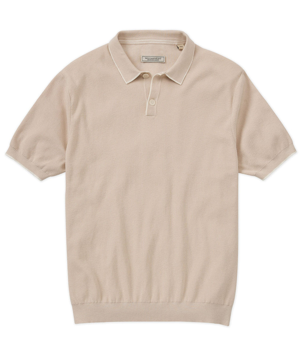 Edge-Tipped Short Sleeve Polo Shirt