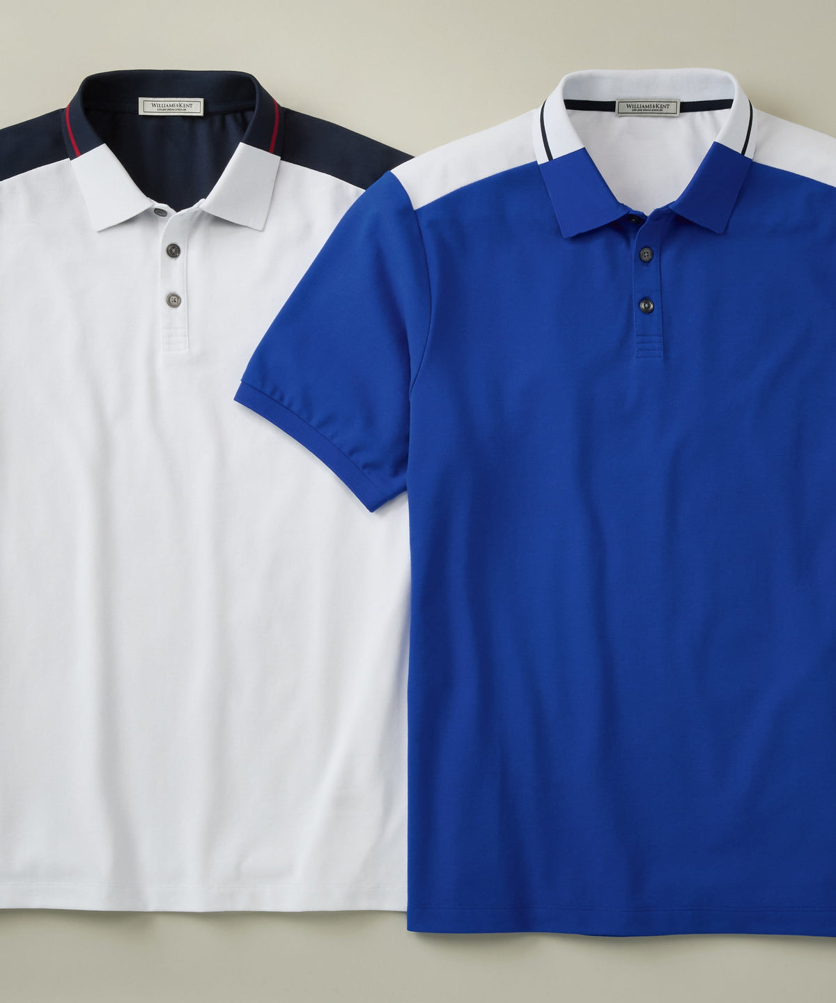 Color Blocked Polo Shirt