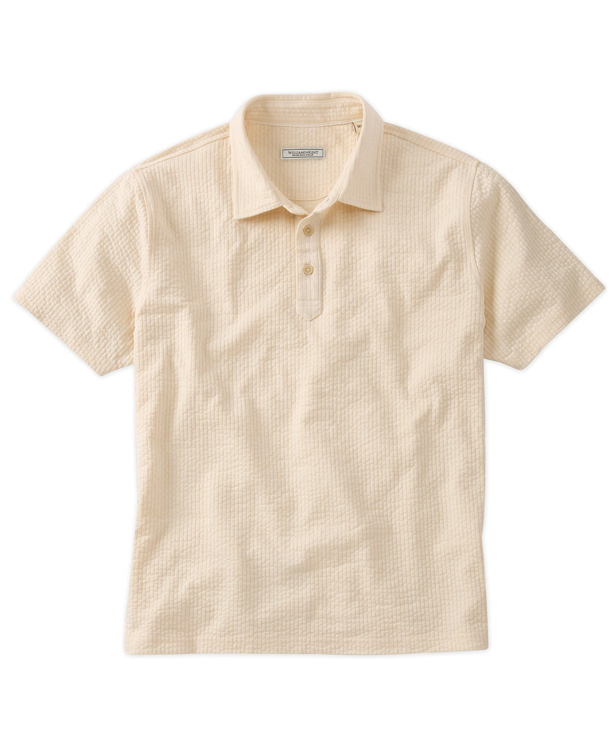 Short Sleeve Seersucker Garment-Dyed Polo