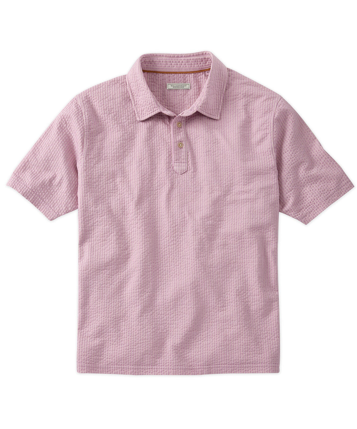 Short Sleeve Seersucker Garment-Dyed Polo