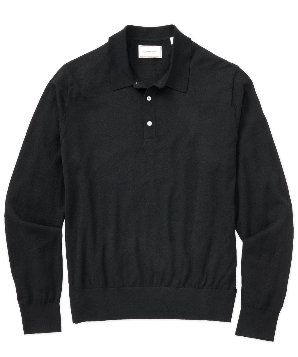 Merino Wool Polo Sweater