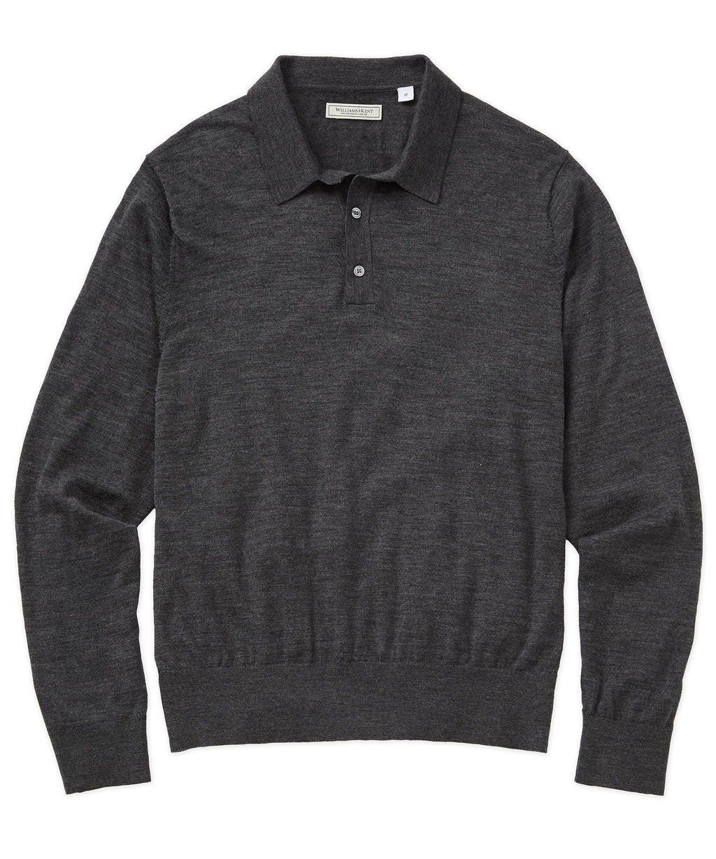 Merino Wool Polo Sweater