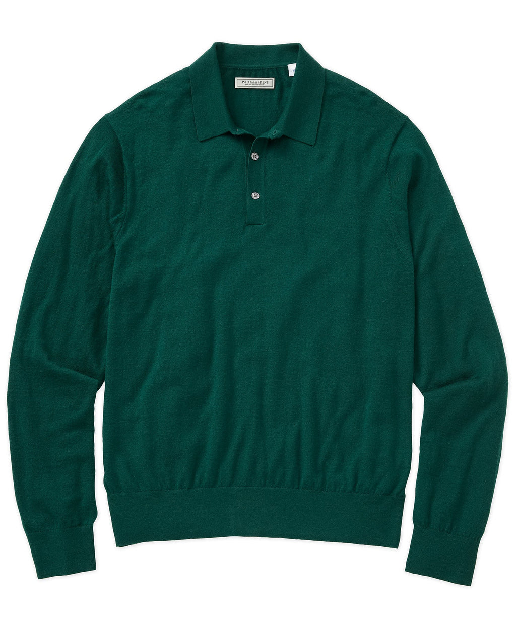 Merino Wool Polo Sweater