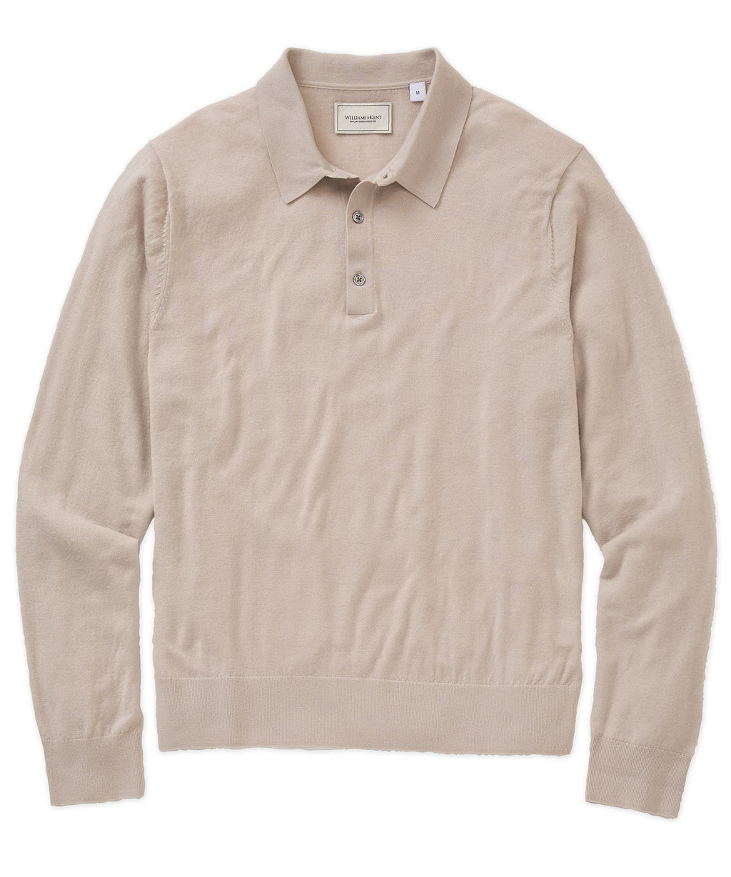 Merino Wool Polo Sweater