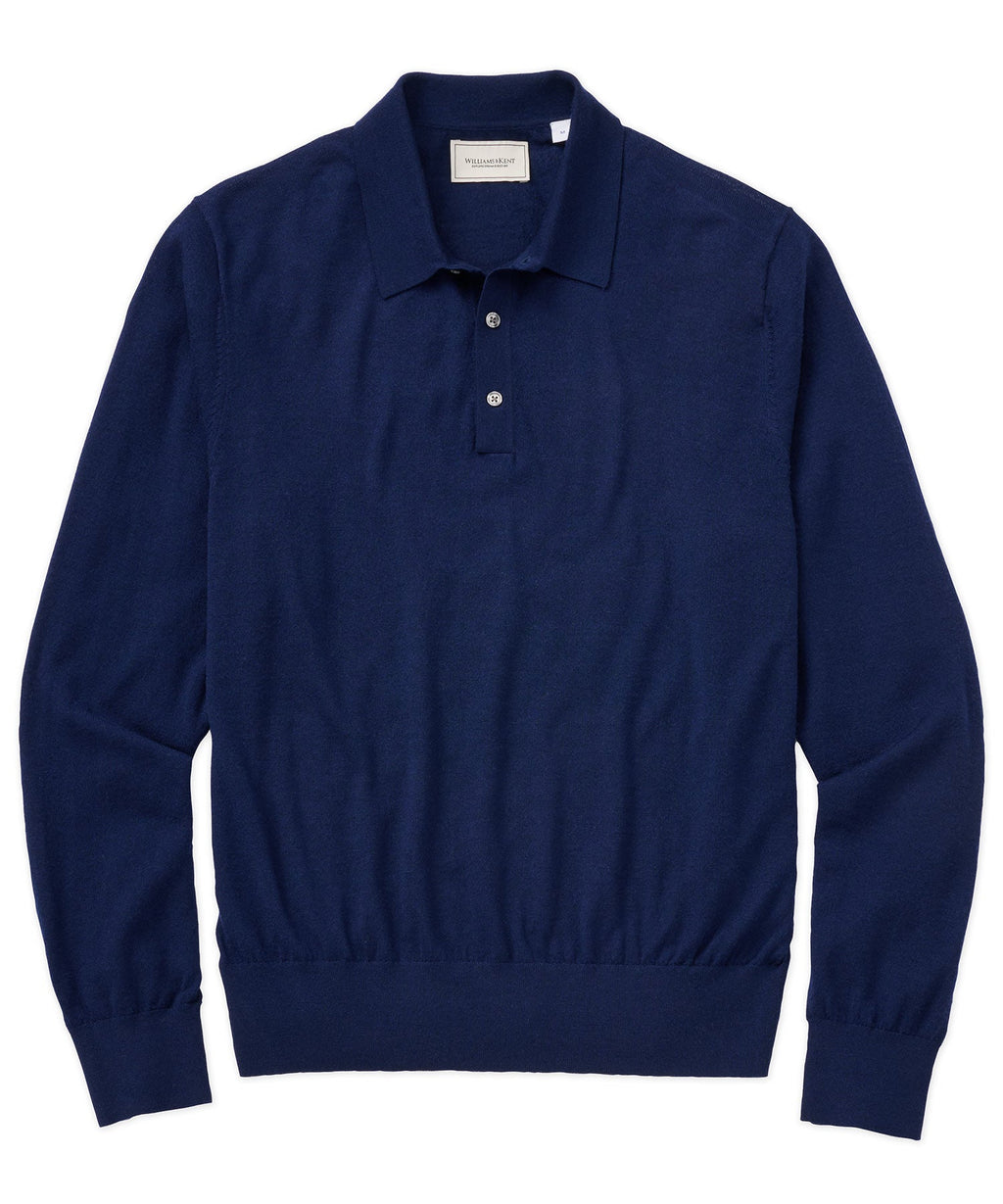 Merino Wool Polo Sweater