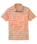 Short Sleeve Striped Jersey Polo