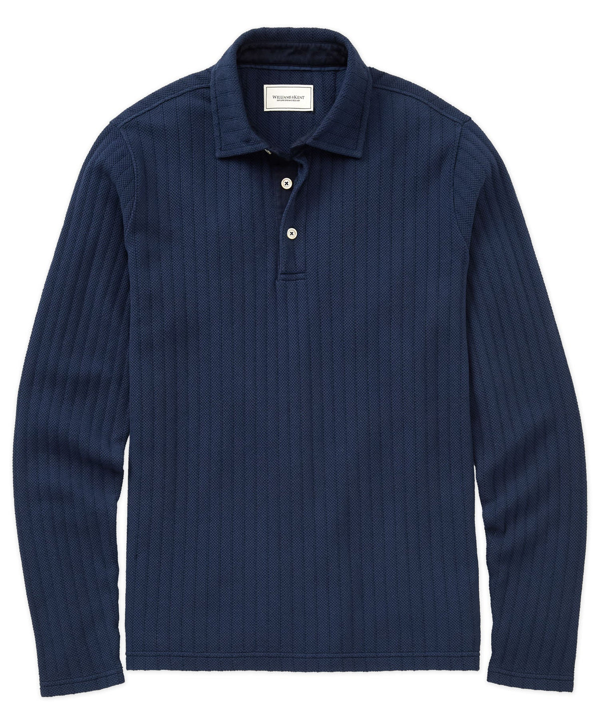 Piqué Long Sleeve Polo Shirt