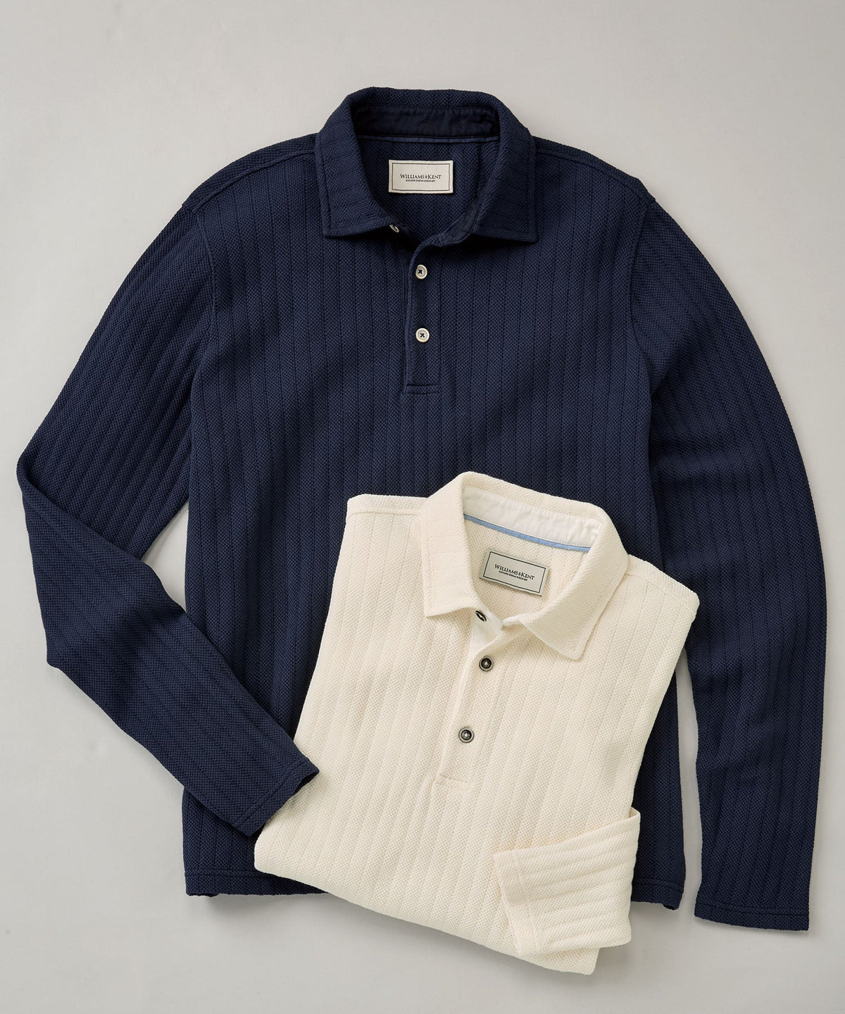 Piqué Long Sleeve Polo Shirt
