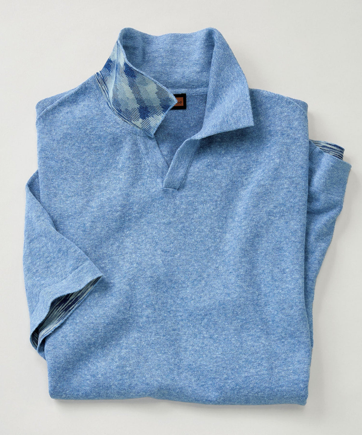 Lenor Romano Johnny Collar Sweater Polo
