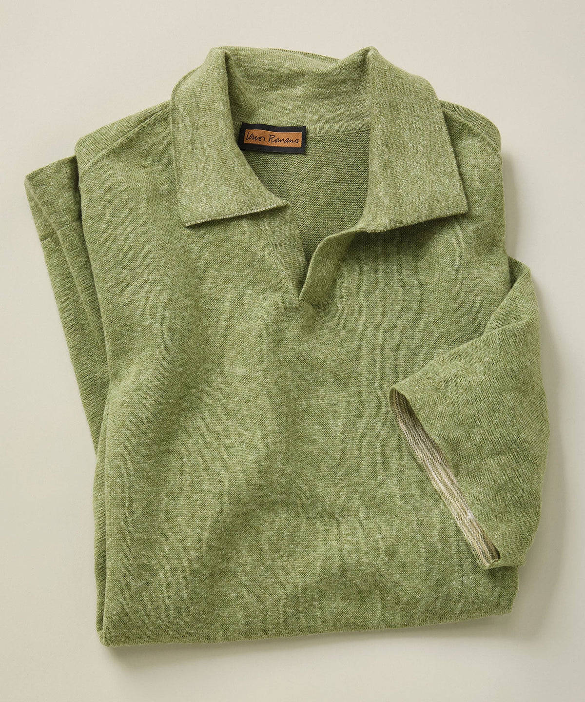 Lenor Romano Johnny Collar Sweater Polo