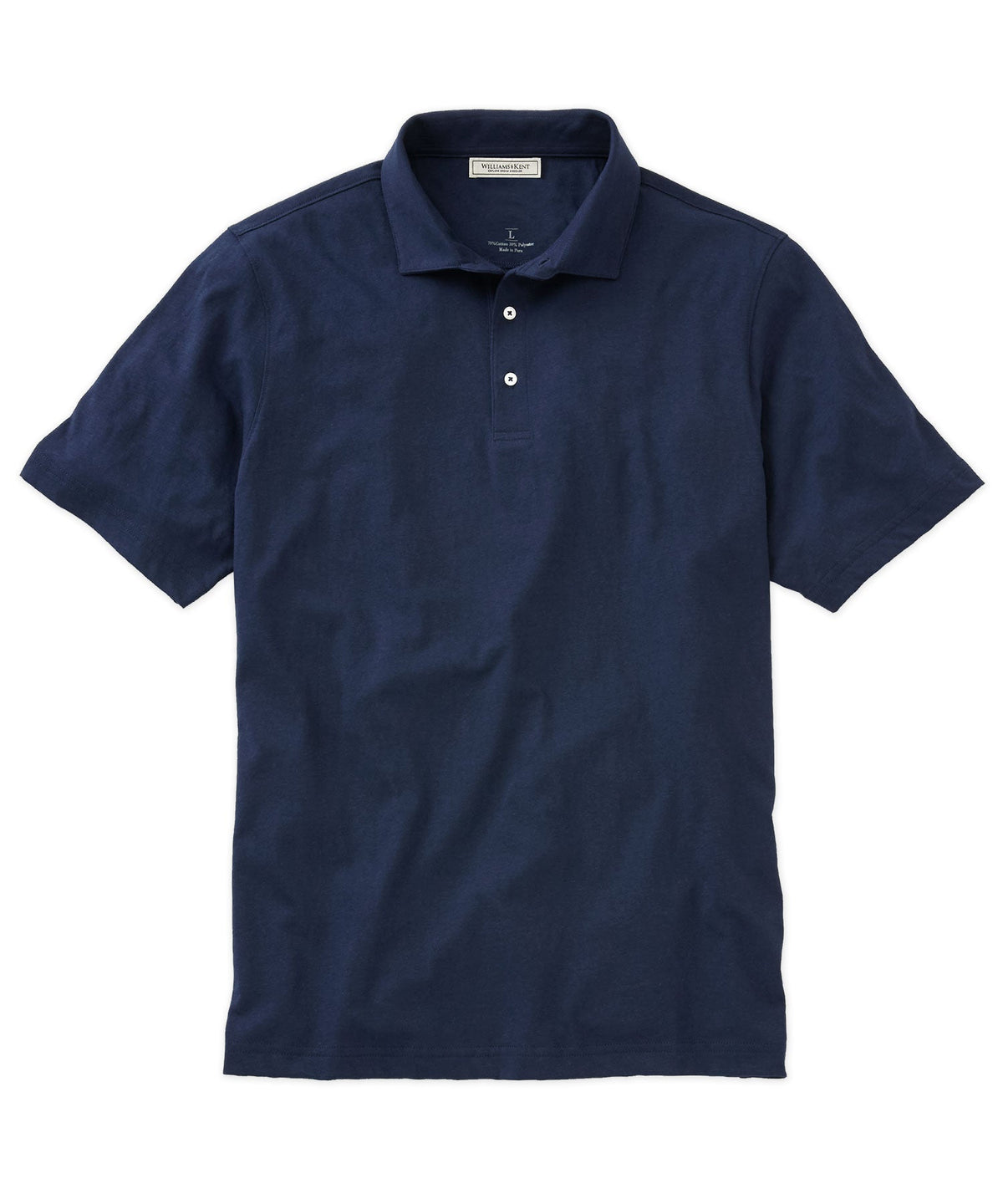 Solid Performance Knit Polo Shirt
