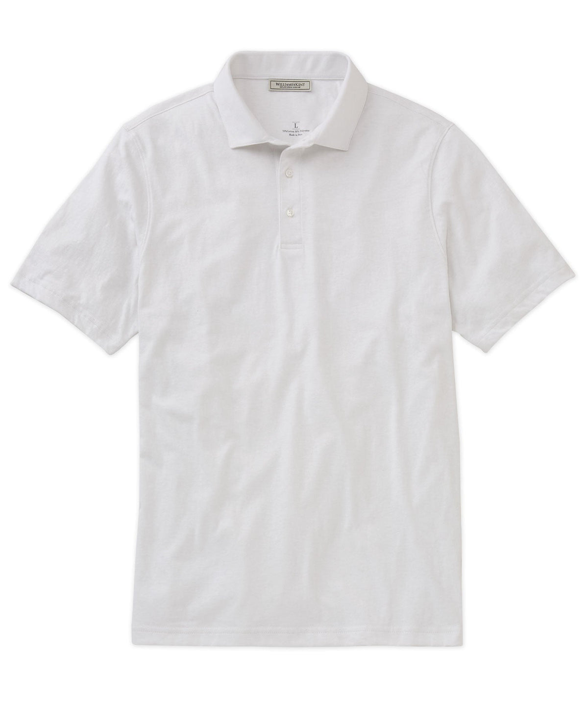 Solid Performance Knit Polo Shirt