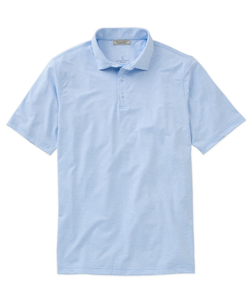 Striped Performance Knit Polo Shirt