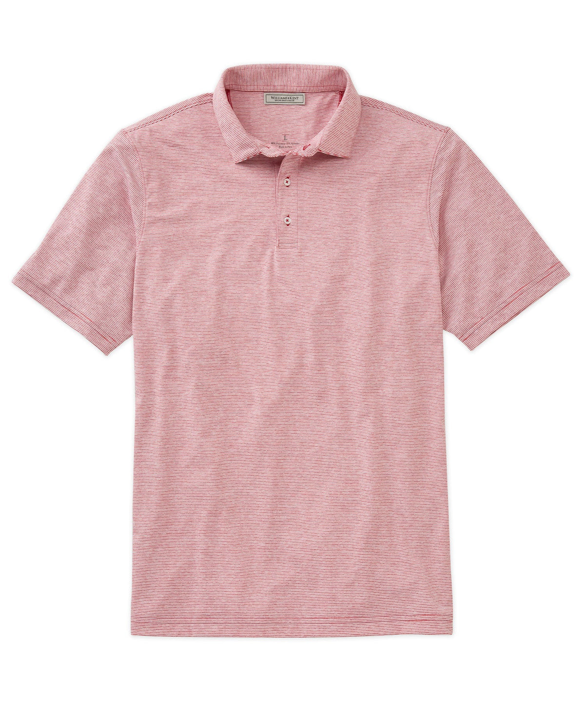 Striped Performance Knit Polo Shirt