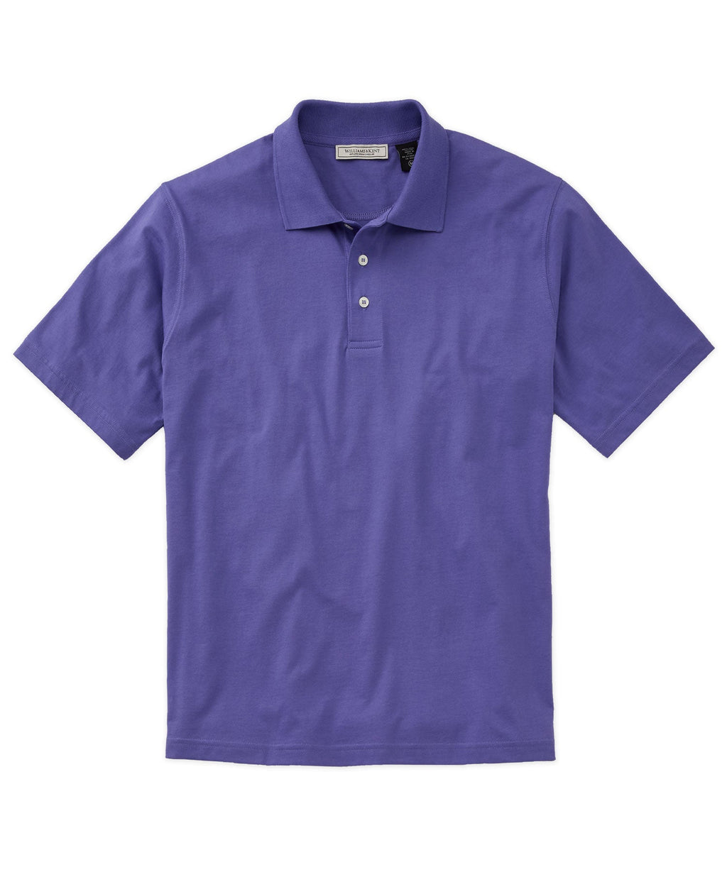 Pima Cotton Short-Sleeve Polo Shirt