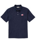 American Flag Embroidered Performance Polo Shirt