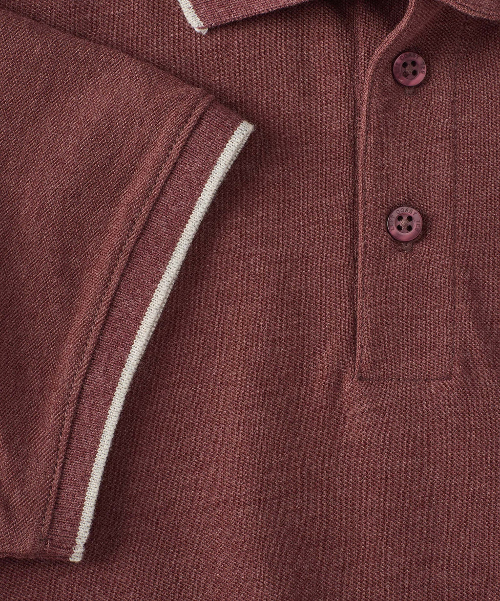 Left Coast Tee Kipa Short Sleeve Pique Polo