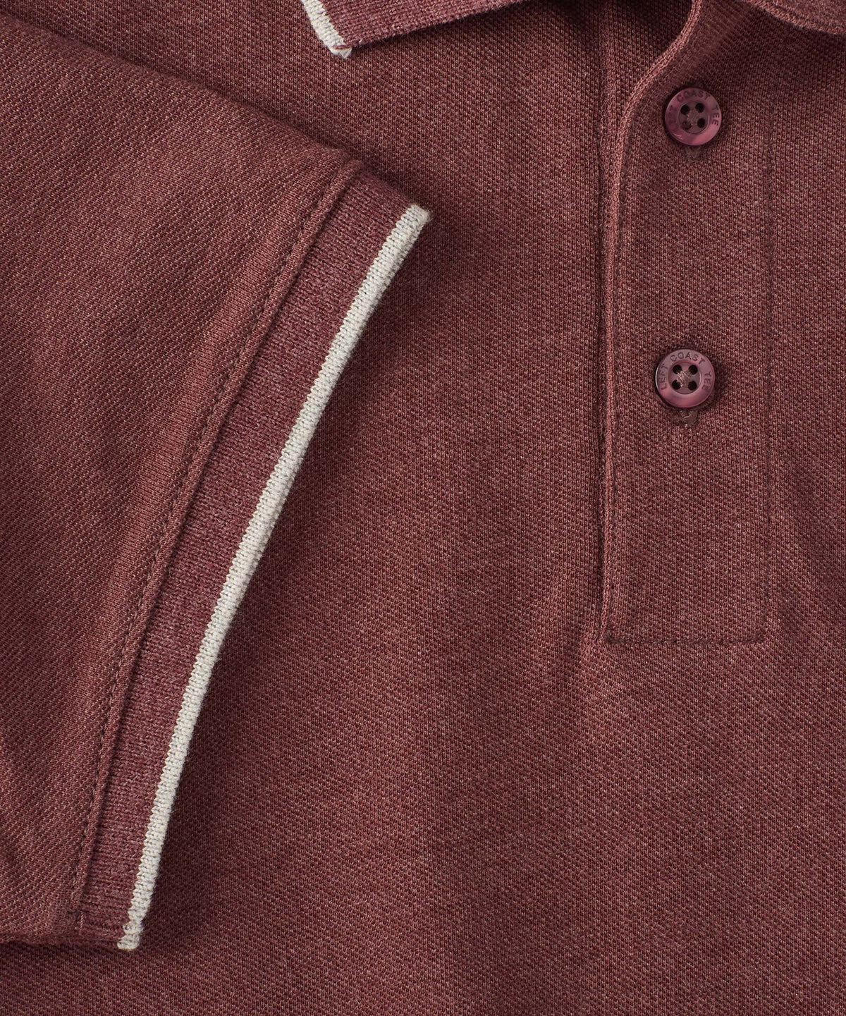 Left Coast Tee Kipa Short Sleeve Pique Polo