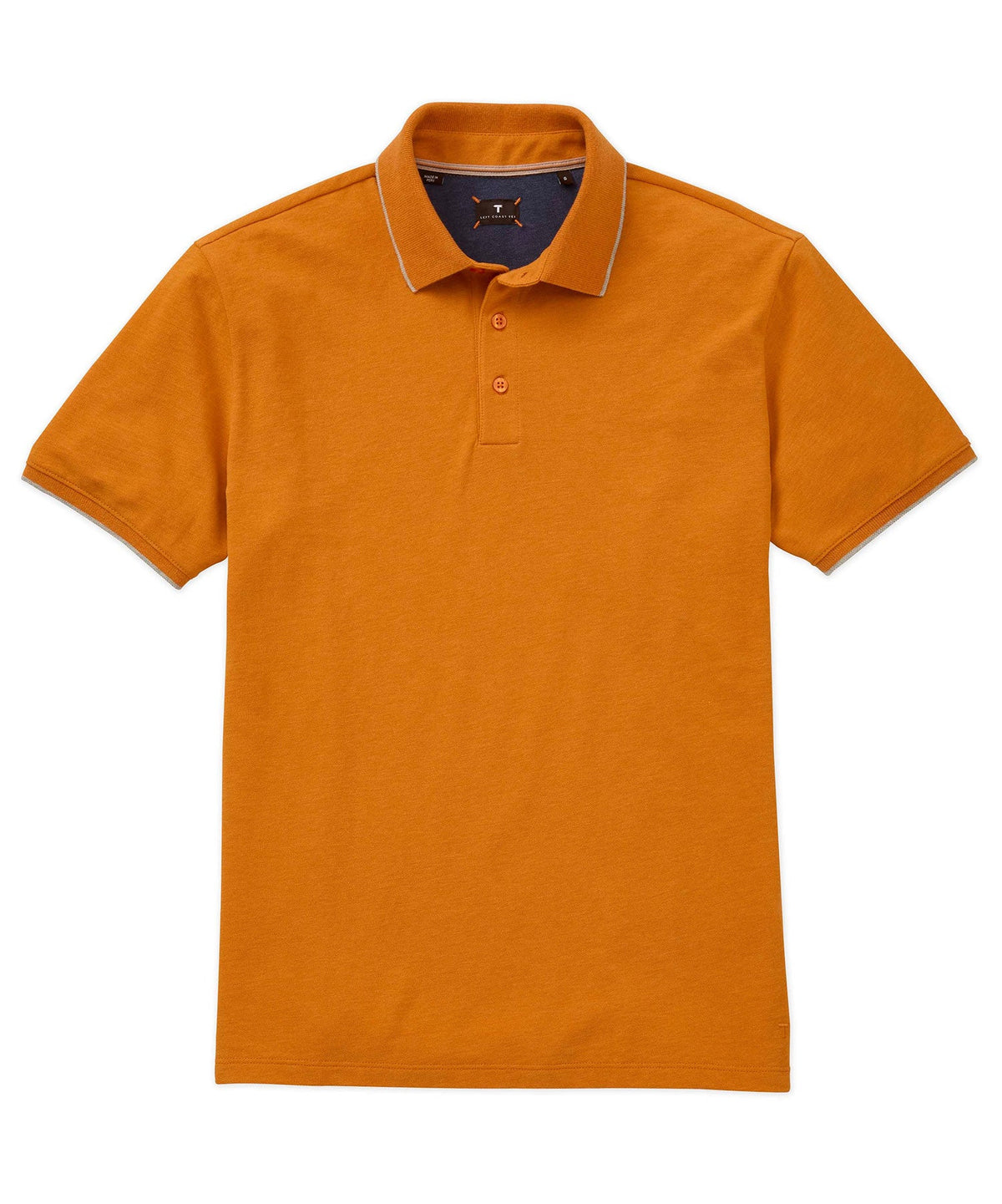 Left Coast Tee Kipa Short Sleeve Pique Polo