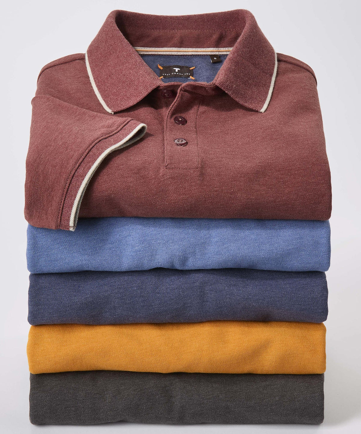 Left Coast Tee Kipa Short Sleeve Pique Polo