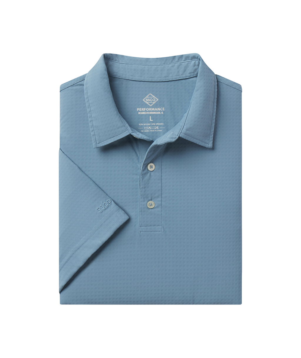 Next Level Performance Polo - Blue Wing