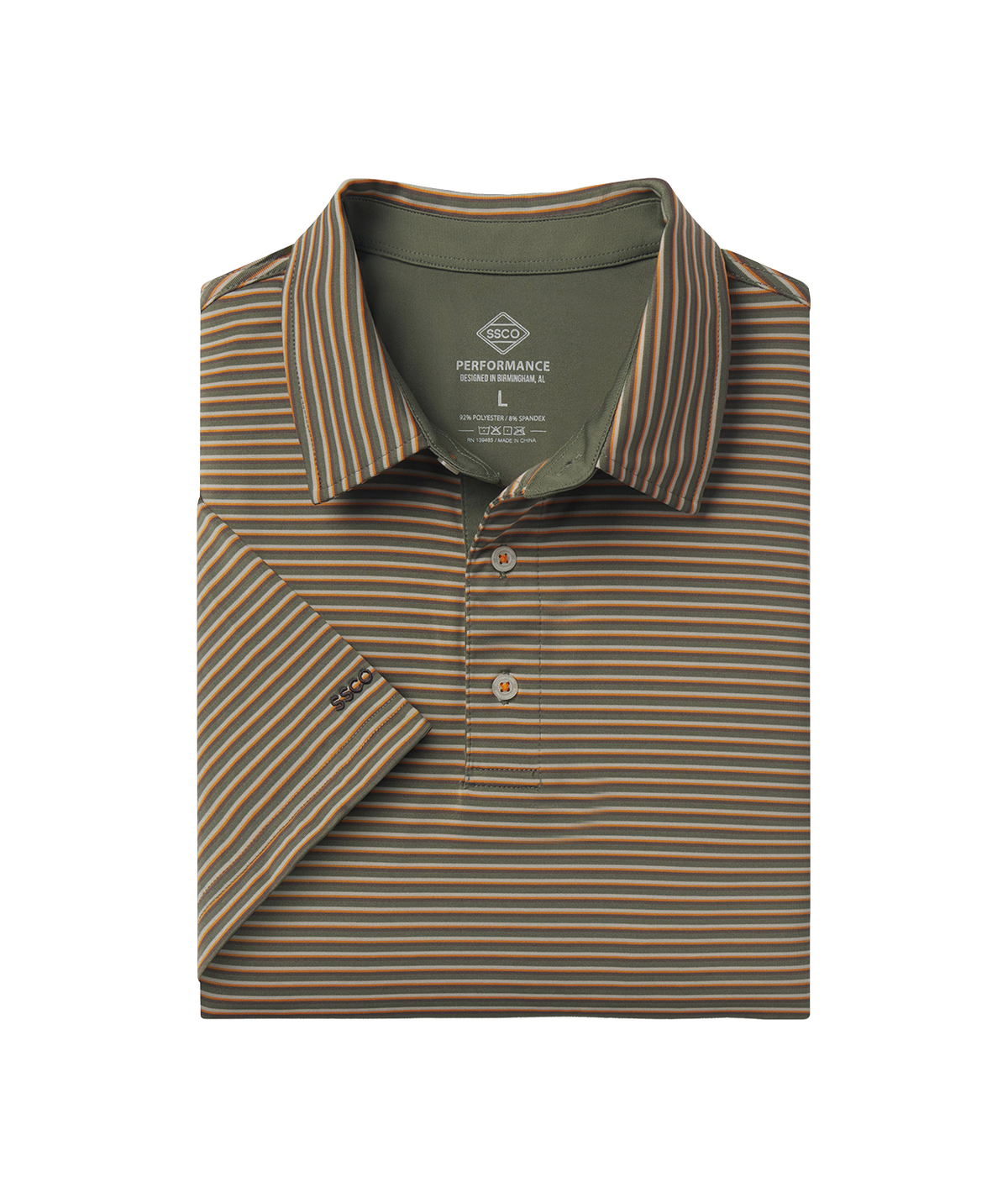 Crestline Stripe Polo - Marshland