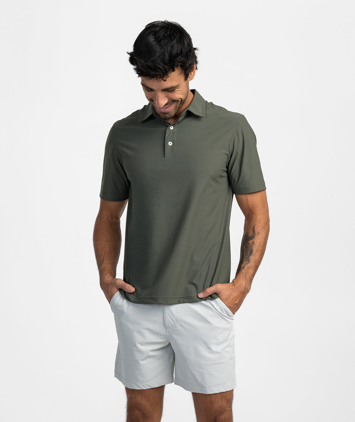 Next Level Performance Polo - Moss