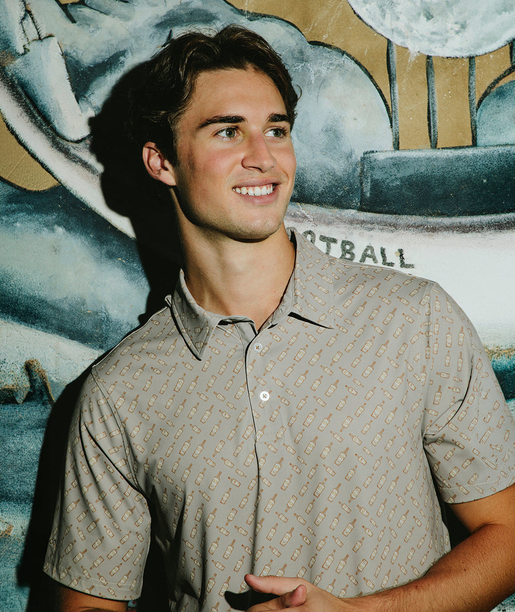 Rye and Repeat Printed Polo - Rye