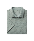 Quack n Rack Printed Polo - Sage