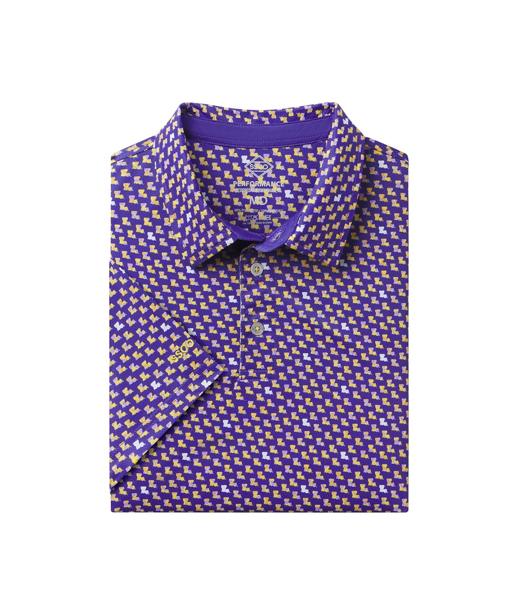 Kickoff Camo MotionTech Polo SS - Bayou Camo