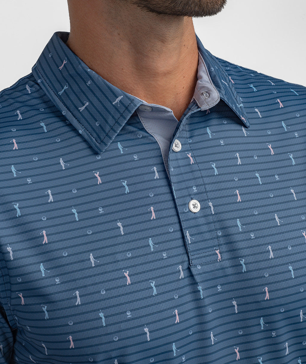 Fore The Best MotionTech Polo SS - Tee Off