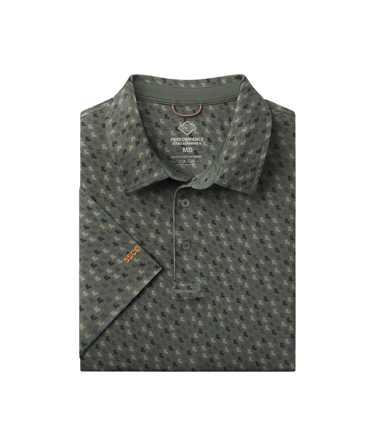 Southern Sportsman Printed Polo - Bayou Pine