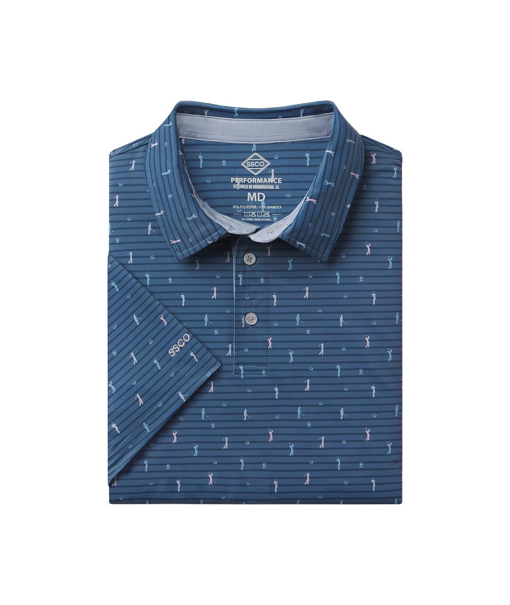 Fore The Best MotionTech Polo SS - Tee Off