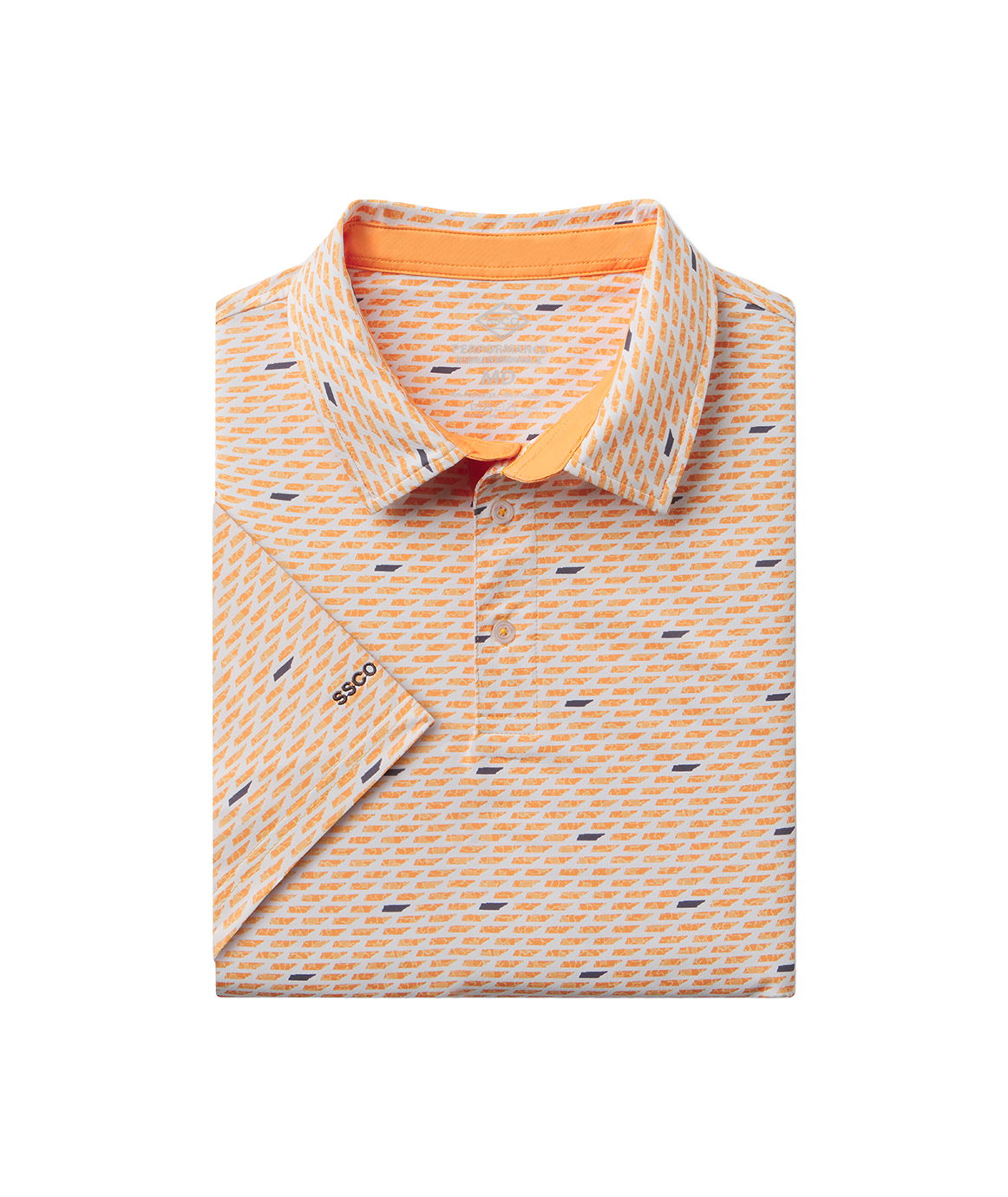 Kickoff Camo MotionTech Polo SS - Orange Out Camo
