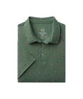 Feathered Frenzy Printed Polo - Feather