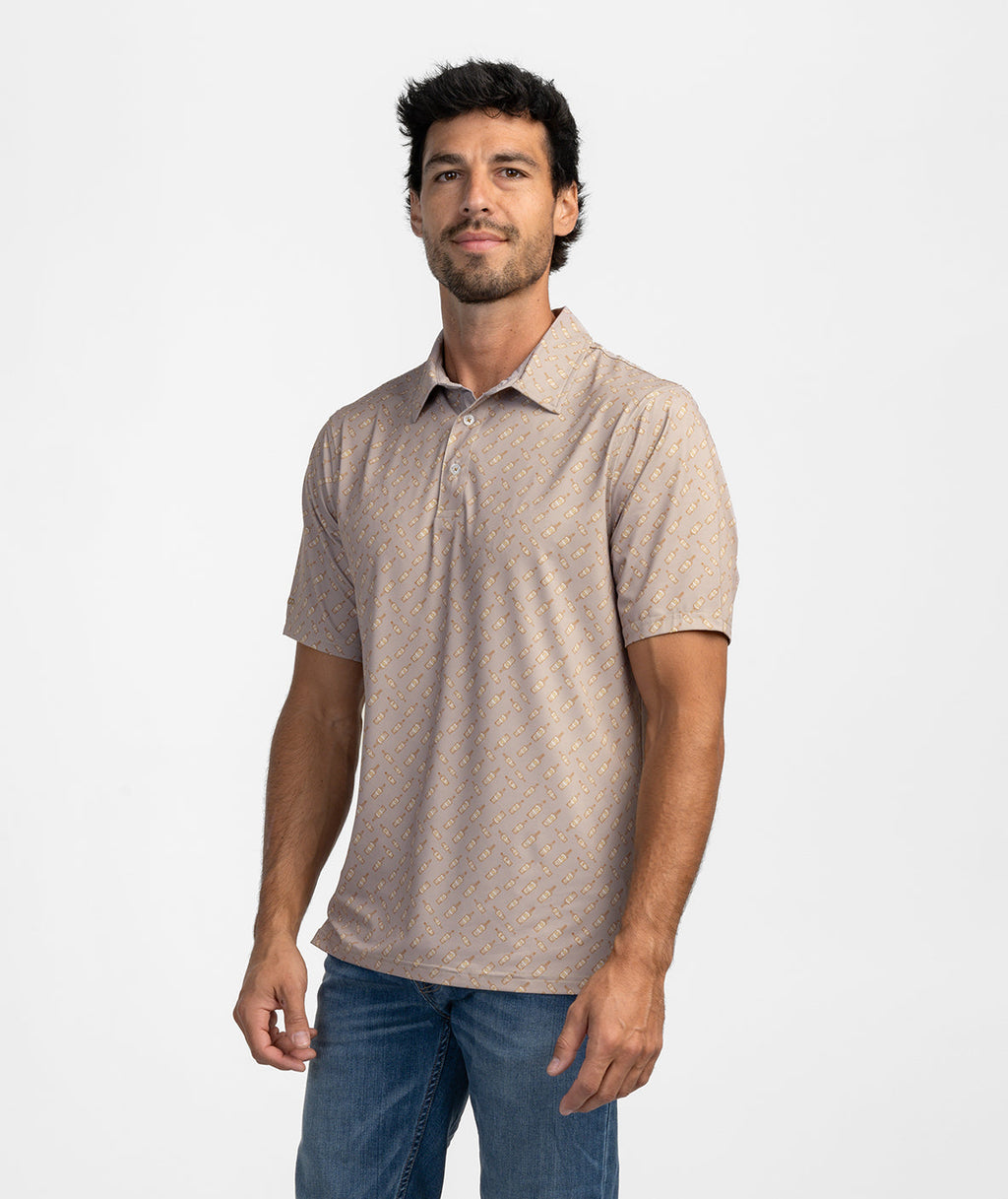 Rye and Repeat Printed Polo - Rye