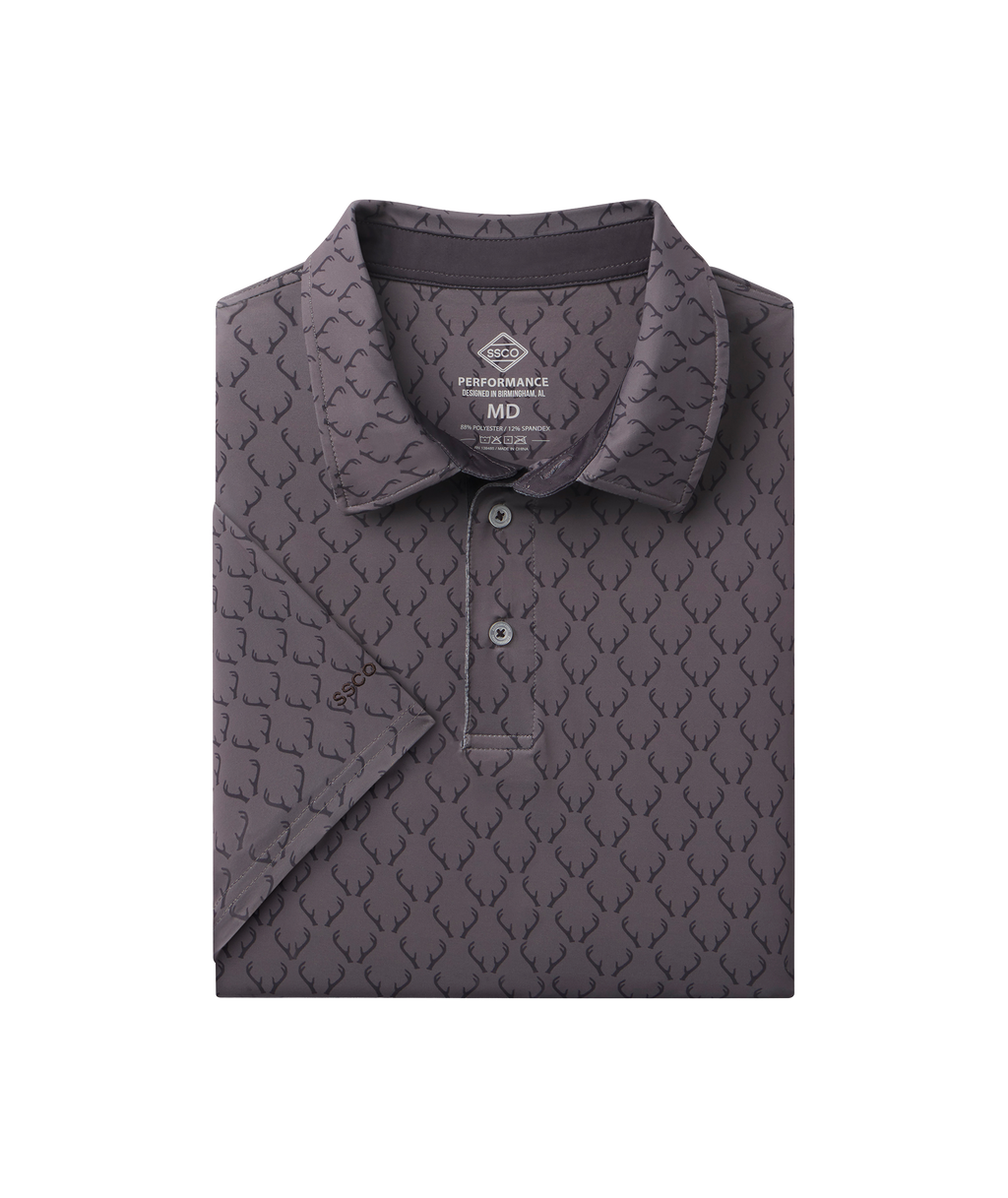 Love of The Hunt Printed Polo - Buckshot