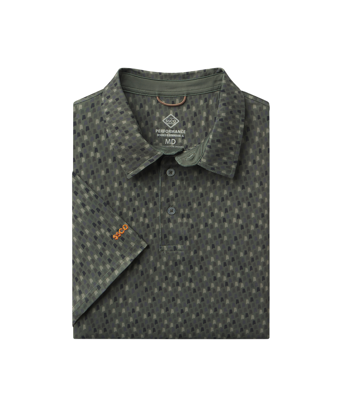 Southern Sportsman Printed Polo - Talladega Pine