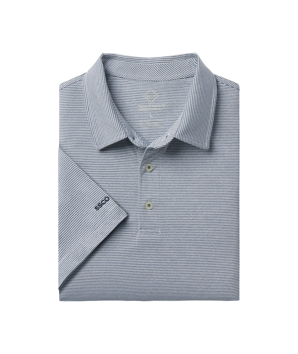 Heather Madison Stripe Polo - Windsor