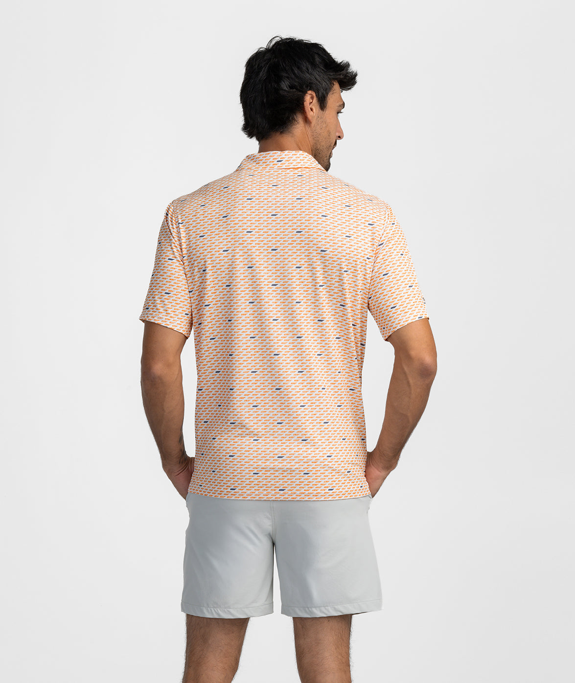 Kickoff Camo MotionTech Polo SS - Orange Out Camo