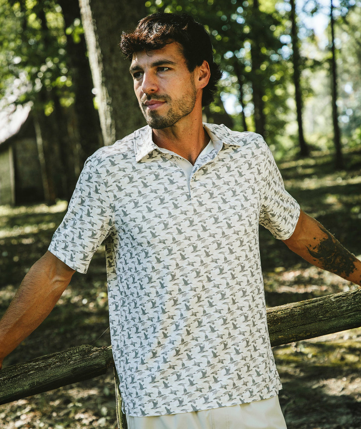Mallard Mirage Printed Polo - Mirage