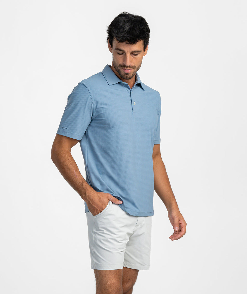 Next Level Performance Polo - Blue Wing
