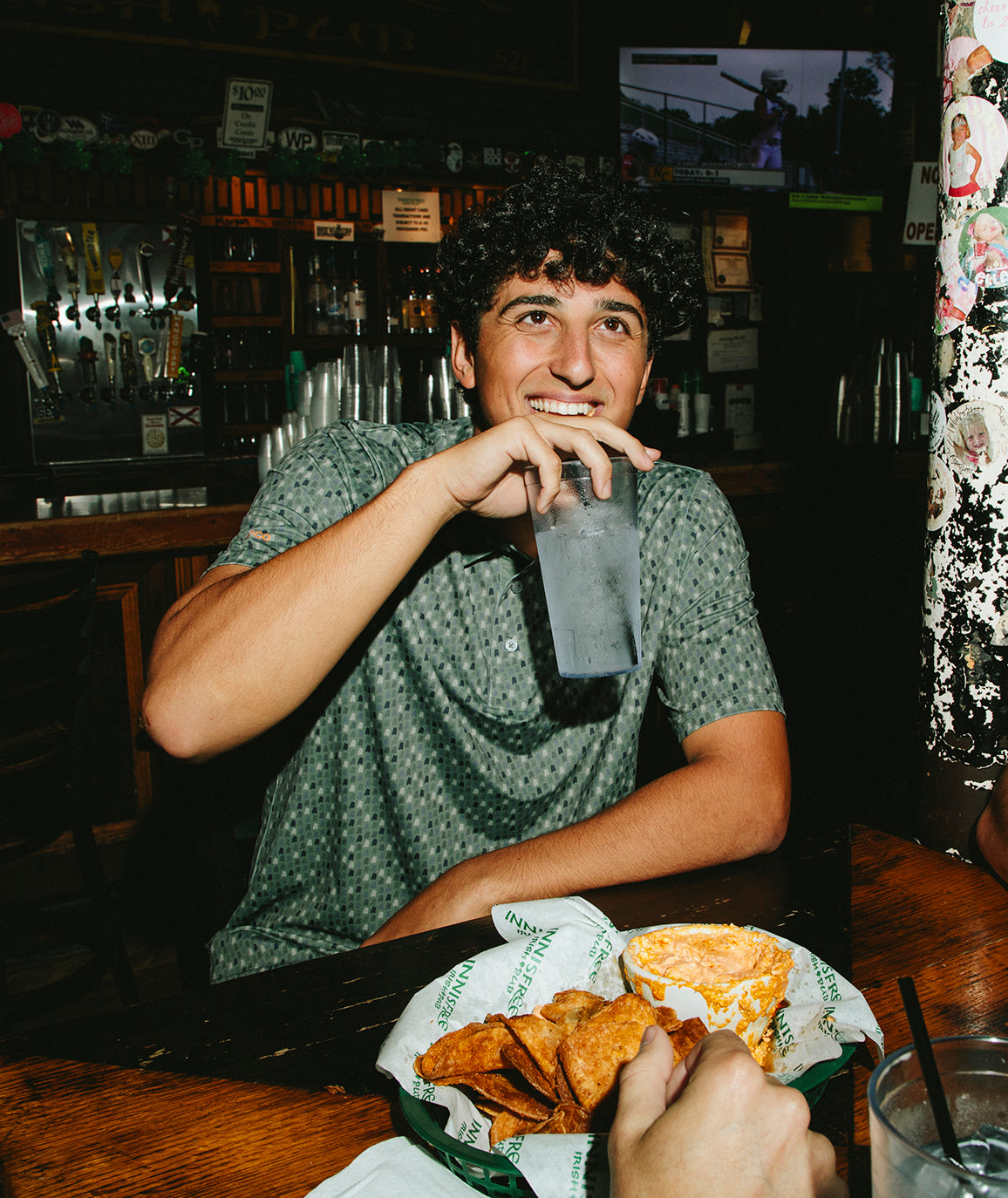 Southern Sportsman Printed Polo - Talladega Pine