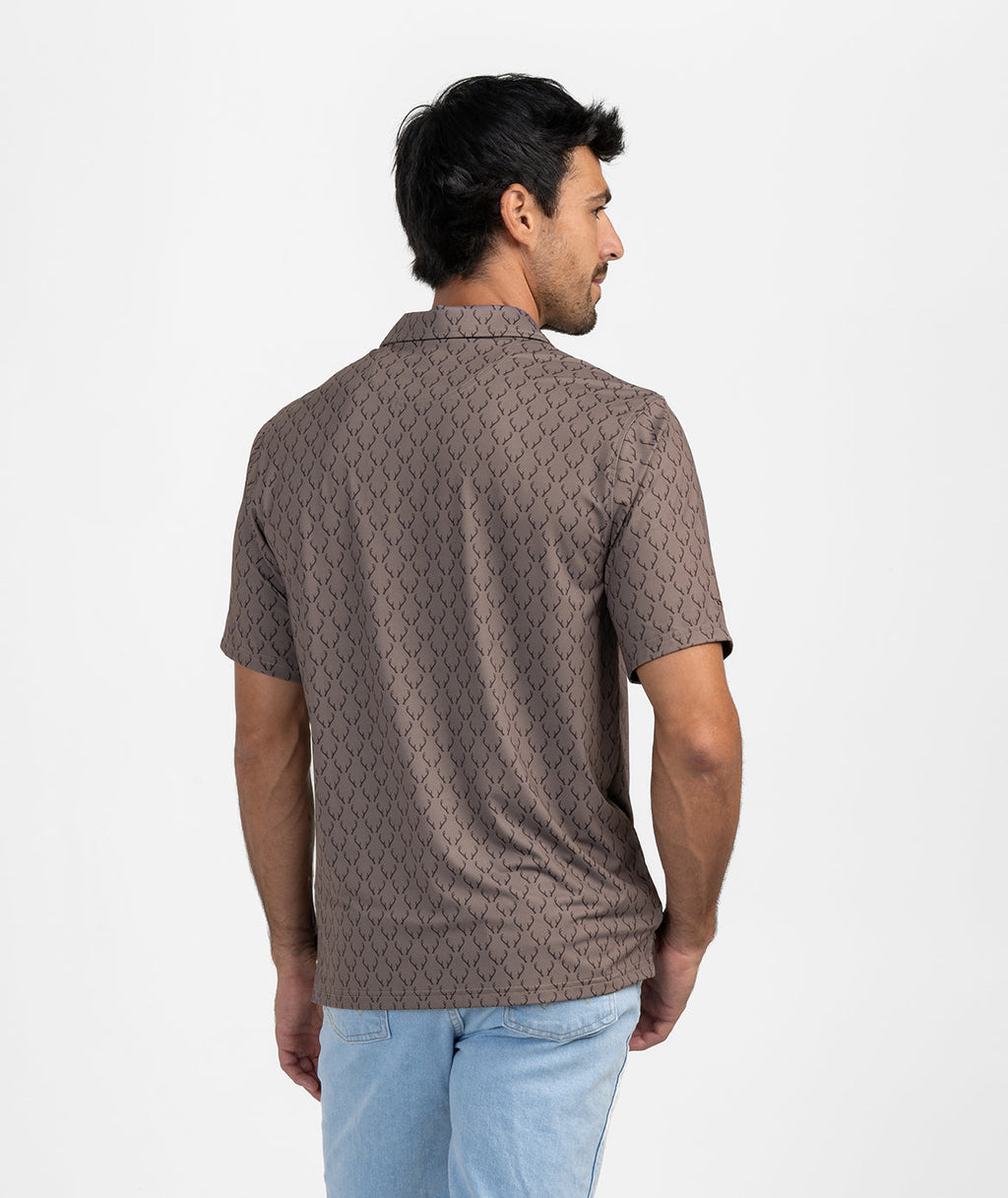 Love of The Hunt Printed Polo - Buckshot