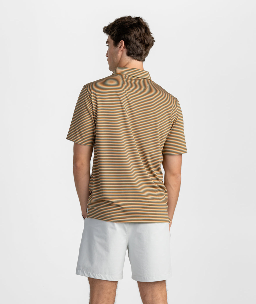Crestline Stripe Polo - Marshland